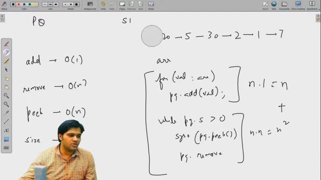 Write Priority Queue using Heap- Question | Hashmap and Heap | Data Structure and Algorithms in JAV смотреть онлайн