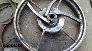 Сварные литые колёса на Днепр,Урал своими руками 2 часть