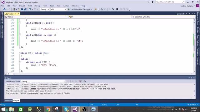 Overloading and Overriding in c++ смотреть онлайн