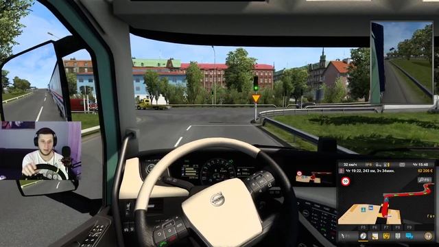 Все пути ведут в Швецию Euro Truck Simulator 2 «ВСЕ С 0» смотреть онлайн