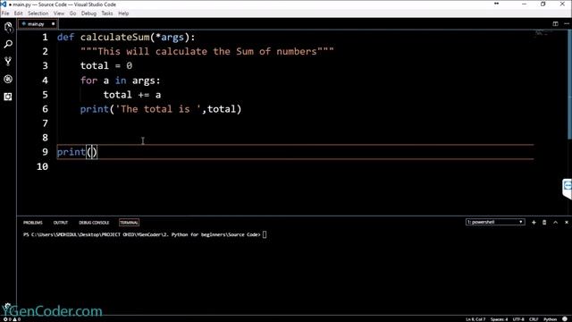 Python Tutorial #17: Documentation Strings or DocStrings смотреть онлайн