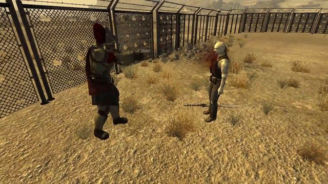 Legate Lanius vs Joshua Graham (SWAP WEAPONS) | Fallout New Vegas npc battles смотреть онлайн