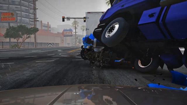 BeamNG Drive - Hydroplane and Icy Car Crashes #1 смотреть онлайн