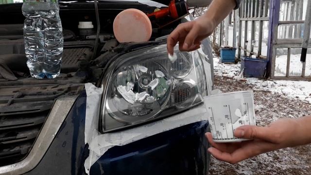 Лучший способ полировки фар своими руками