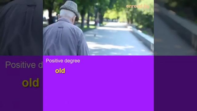 Степени сравнения прилагательных в английском языке / old смотреть онлайн