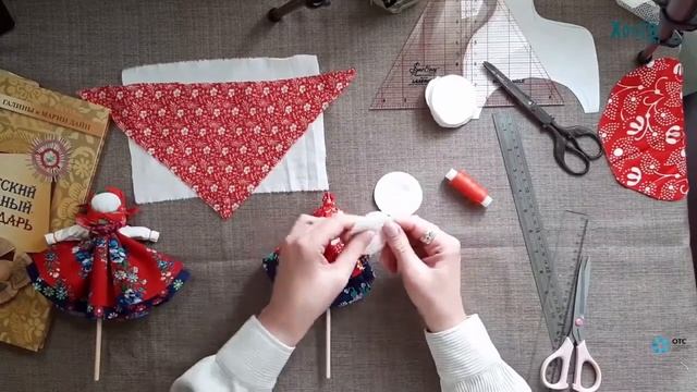 Урок мастерства «Тряпичная игровая кукла Хороводница» от Ольги Саратовской. смотреть онлайн