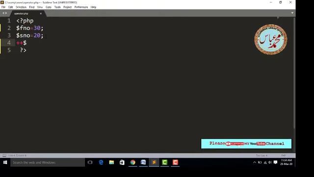 PHP Operators in Urdu/Hindi| by Mohammad Abbas| Lecture# 04 смотреть онлайн