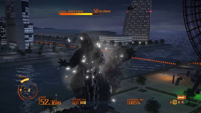 [PS4] Godzilla ゴジラ : The Game - Battra Larva vs Godzilla (60fps 1080p) смотреть онлайн