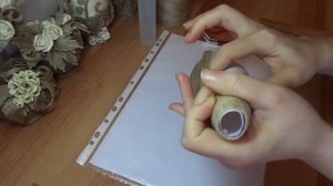 2 Идеи из джута +НОВИНКА 3D листья/ Рукоделие Пластика из джута Чайный набор/ #evadusheva