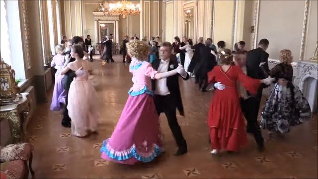 Бал Помпадур. Па де труа А. П. Бычкова. смотреть онлайн