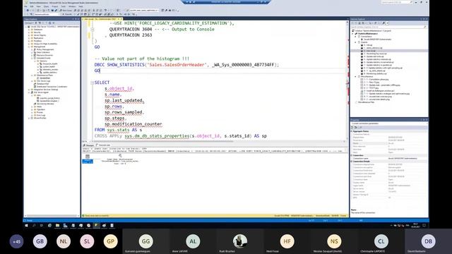 David Barbarin – Maintenance des statistiques avec SQL Server смотреть онлайн