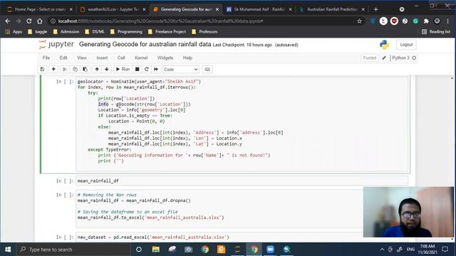 How to get latitude, longitude values and create interactive Maps in Python & folium смотреть онлайн