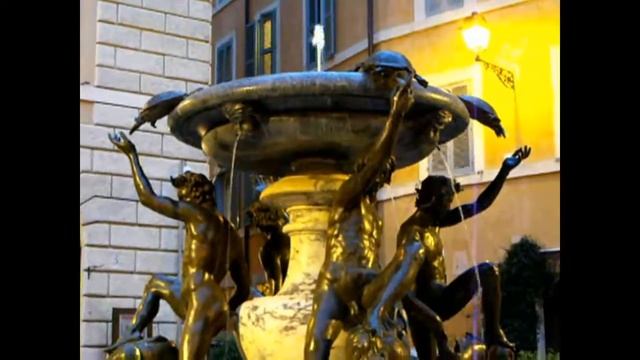 Turtles' Fountain - Fontana delle Tartarughe a piazza Mattei (manortiz) смотреть онлайн