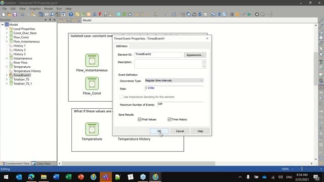 Working with Time Series in GoldSim смотреть онлайн