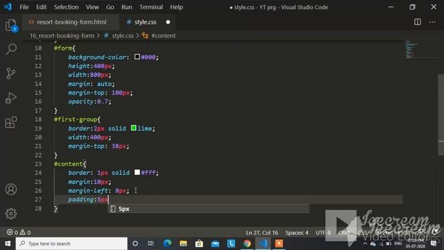 Resort Booking Form | HTML | CSS | BOOTSTRAP | смотреть онлайн