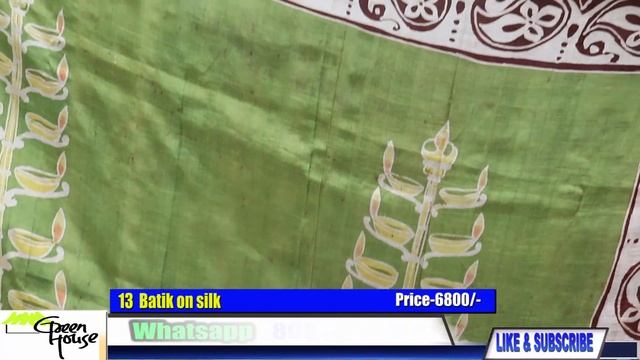 GREEN HOUSE || EPISODE-149 || Batik sarees kantha work sarees || смотреть онлайн
