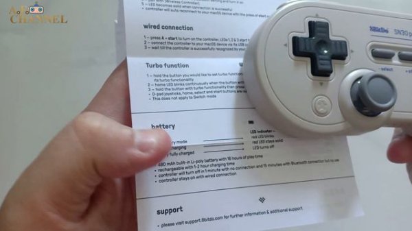 Unbox 8BitDo SN30 Pro Bluetooth Gamepad