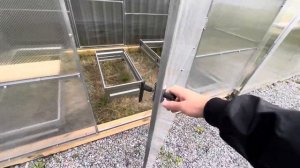 Теплица Домиком. Обзор. Труба 40х20. Краб система. Надежная, большая теплица. Не боится снега.