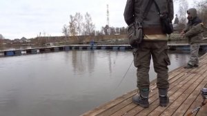 Ловля форели на платнике.