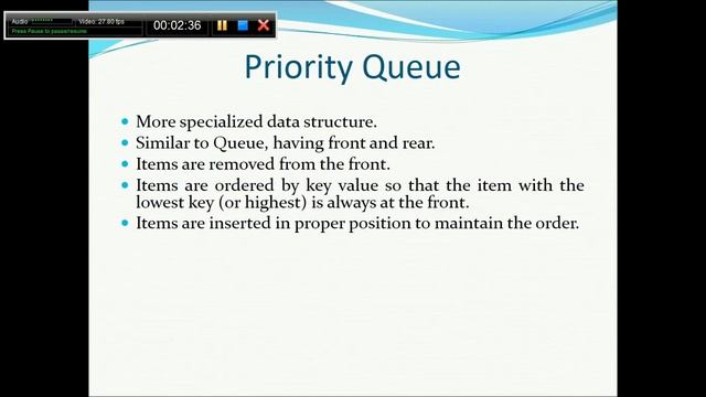 Lec. 16 || Priority Queue & Deque || Data Structure смотреть онлайн