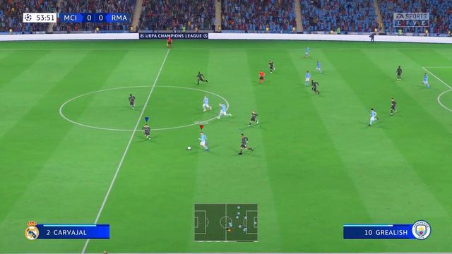 FIFA 23 - Real Madrid vs. Man City - Champions League 2023 Semi Final Match | PS4 Slim Gameplay смотреть онлайн