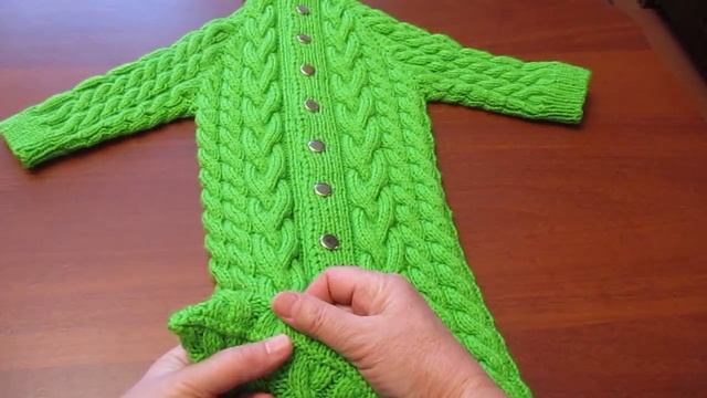 Вяжем для младенцев. Конверт на выписку №2 из Детского каприза. смотреть онлайн