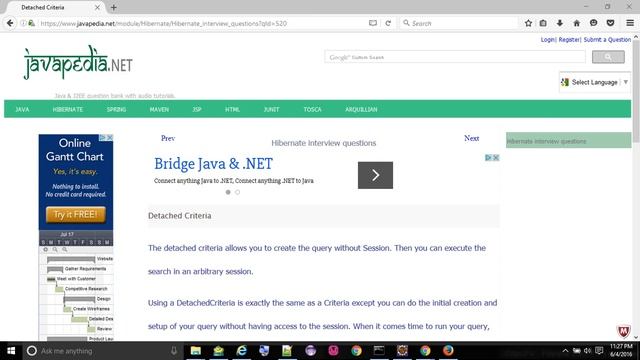 Detached Criteria
- javapedia.net смотреть онлайн