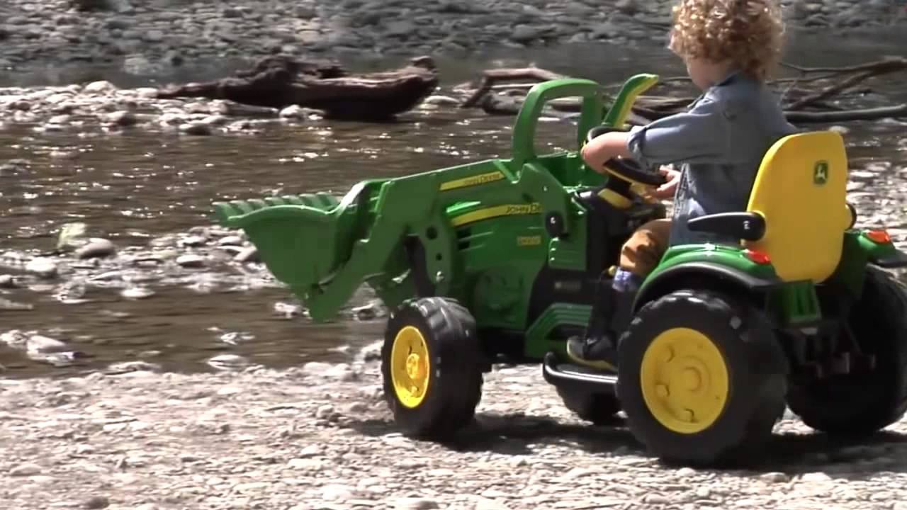 Детский электромобиль "JD GROUND LOADER" смотреть онлайн