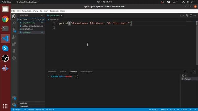 3. Python Syntax смотреть онлайн