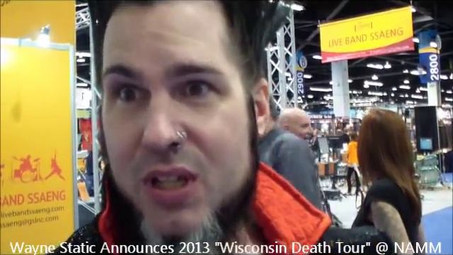 Wayne Static Announces 2013 Wisconsin Death Tour @ 2013 NAMM W/ Tera Wray. смотреть онлайн