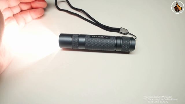Convoy S2+ NICHIA 519A - хороший EDC фонарь с батареей в комплекте. смотреть онлайн
