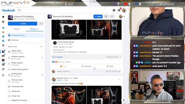 The Funky Kit Show LIVE Ep.233 - Yeyian Sigurd 2503 Monitor, AMD problems, New-Look Site смотреть онлайн