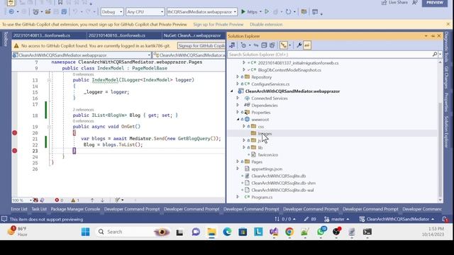 Clean architecture with razor pages web apps | Curd | CQRS | Mediator смотреть онлайн