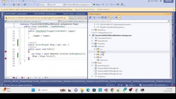 Clean architecture with razor pages web apps | Curd | CQRS | Mediator