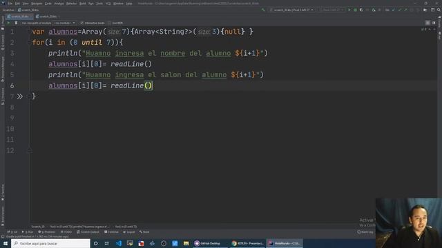 Matriz de String en Kotlin (Curso de Kotlin desde cero [49])??? смотреть онлайн