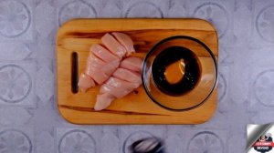 Куриное феле в беконе и медово-горчичном соусе