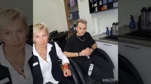 Работа с сединой, краска основной палитры De Luxe Estel