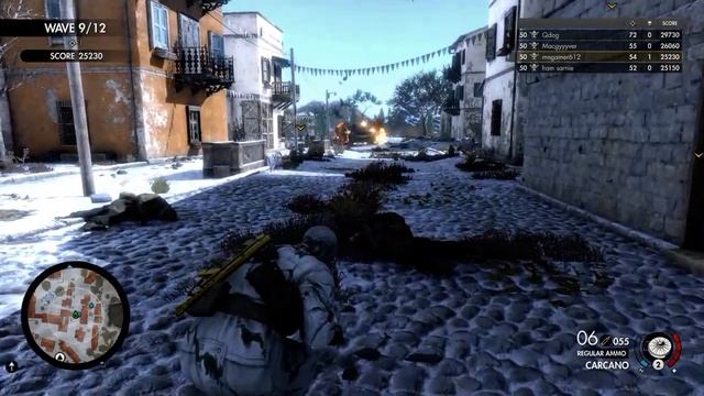 Sniper Elite 4: Winter Market Survival Co-op смотреть онлайн