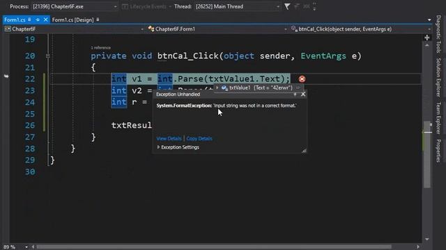 Chapter6 Exception and Debugging Tool смотреть онлайн