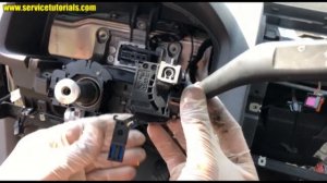 How to remove wiper switch (controller) on VW Golf Mk5, Mk6, Jetta, Passat in 3 steps