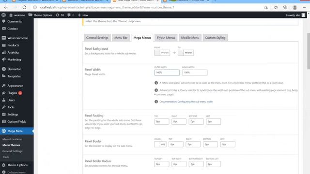 WordPress mega menu смотреть онлайн
