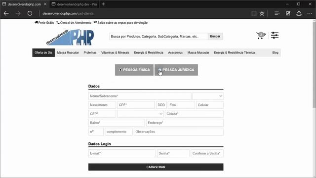 #60 - PHP jQuery cadastro de cliente - Curso Loja Virtual Grátis e Completo смотреть онлайн