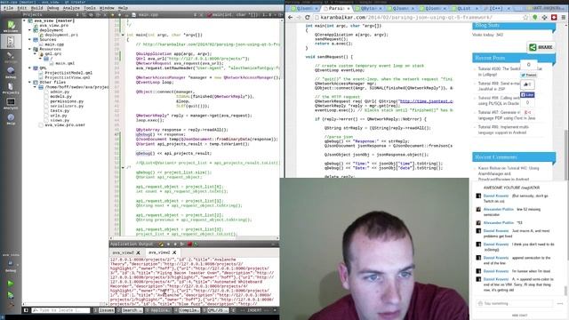 Qt C++ Parsing Data from an API Livestream 3 смотреть онлайн