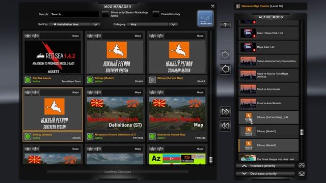 Big Map Combo with Rusmap 2.45, Promods, Eaa, Road to Asia and more setup guide (ETS2 1.45) смотреть онлайн