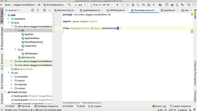 Android Dagger Hilt dependency injection with MVVM and Room Database смотреть онлайн