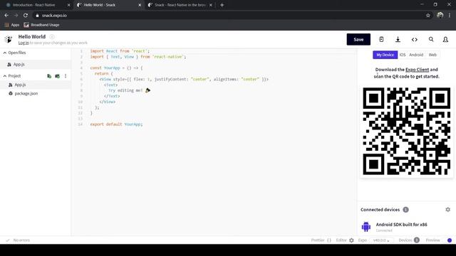 React Native 03 - Documentation, Expo Snack, Types of Components - Malayalam смотреть онлайн