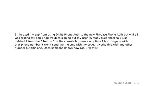 iOS : Firebase Phone Auth won't send me the sms with my code смотреть онлайн