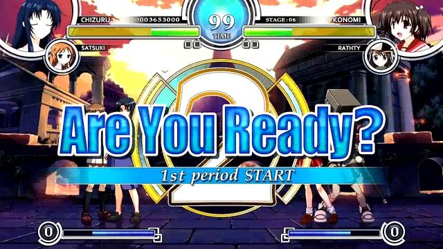AquaPazza: AquaPlus Dream Match (PlayStation 3) Another Story As Chizuru With Satsuki