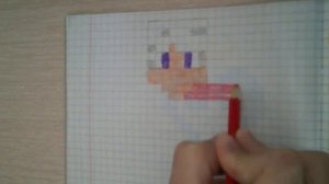 как нарисовать топовского из Minecraft по клеточкам