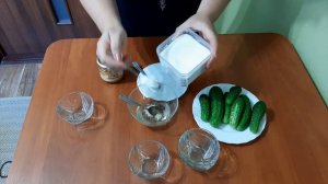 Лучшие огурцы по-польски за 1 минуту. Вкуснее любого салата.  Маринованные огурцы.